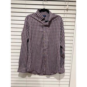 Peter Millar Crown Crafted Long Sleeve Button Up‎ Shirt - Size - L